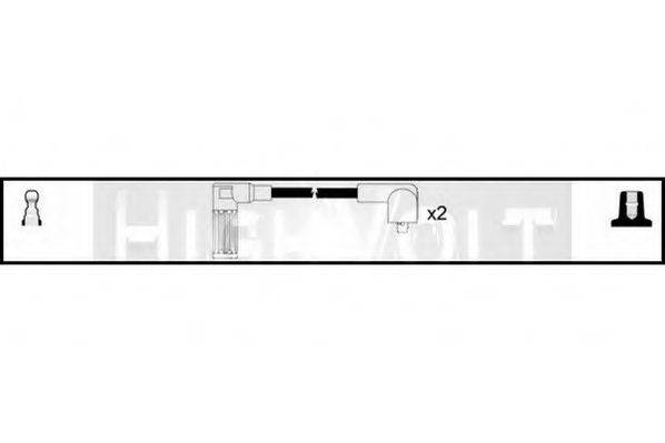 STANDARD OEF158 Комплект дротів запалювання