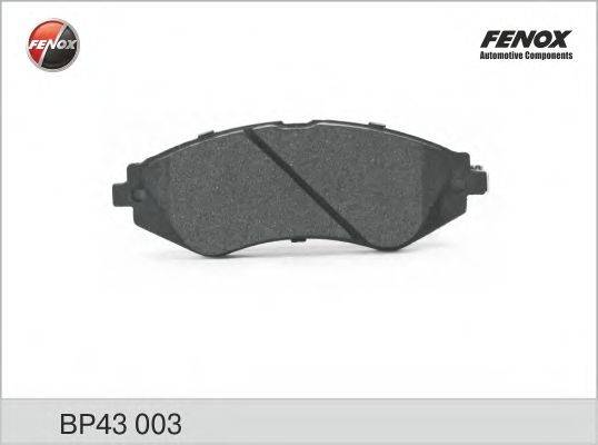FENOX 23236 Комплект гальмівних колодок, дискове гальмо