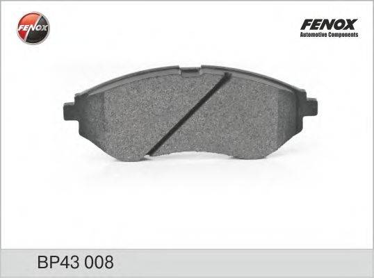 FENOX 23974 Комплект гальмівних колодок, дискове гальмо