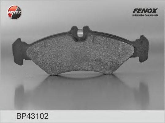FENOX 607083 Комплект гальмівних колодок, дискове гальмо