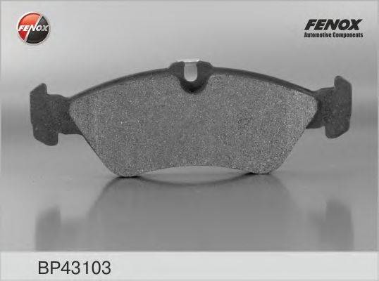 FENOX 607084 Комплект гальмівних колодок, дискове гальмо
