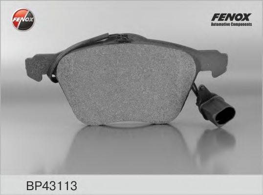 FENOX 607153 Комплект гальмівних колодок, дискове гальмо