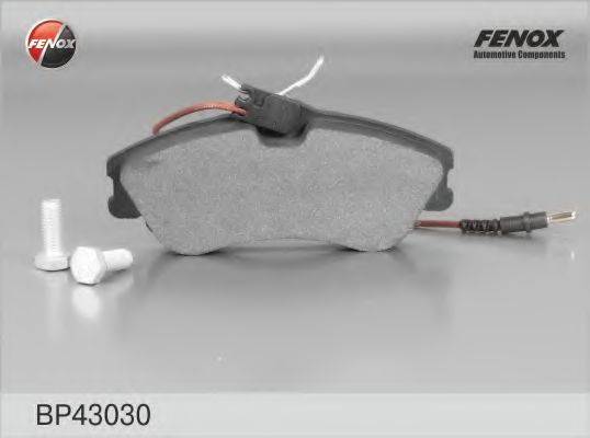 FENOX 23125 Комплект гальмівних колодок, дискове гальмо