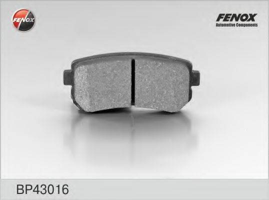 FENOX 24321 Комплект гальмівних колодок, дискове гальмо