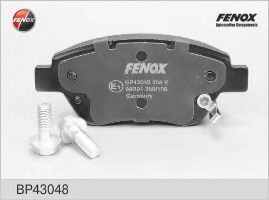 FENOX BP43048 Комплект гальмівних колодок, дискове гальмо