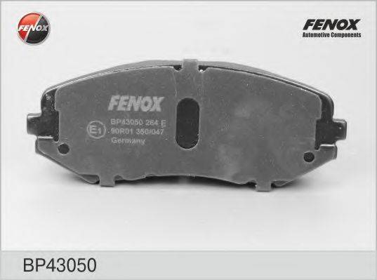 FENOX BP43050 Комплект гальмівних колодок, дискове гальмо