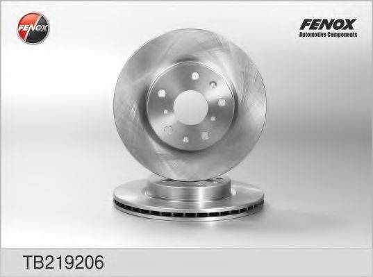 FENOX TB219206 гальмівний диск