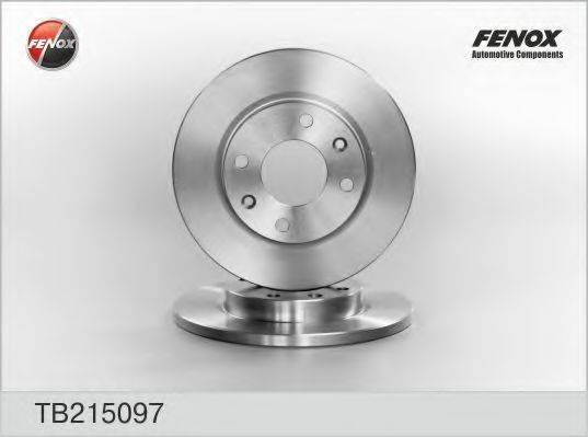 FENOX TB215097 гальмівний диск