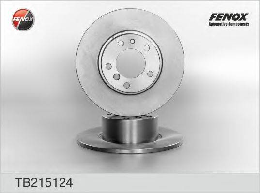 FENOX TB215124 гальмівний диск