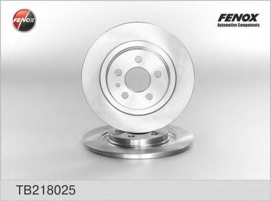 FENOX TB218025 гальмівний диск