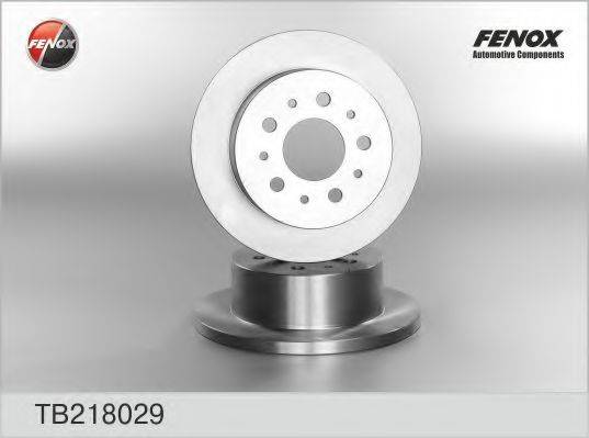 FENOX TB218029 гальмівний диск