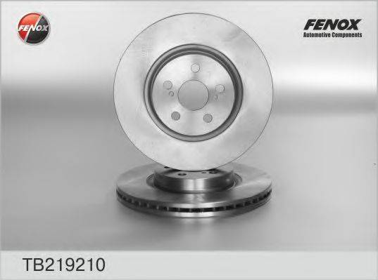 FENOX TB219210 гальмівний диск