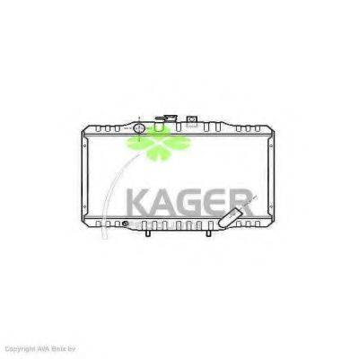 KAGER 310661 Радіатор, охолодження двигуна