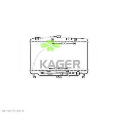 KAGER 310767 Радіатор, охолодження двигуна