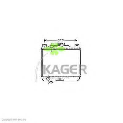 KAGER 311043 Радіатор, охолодження двигуна