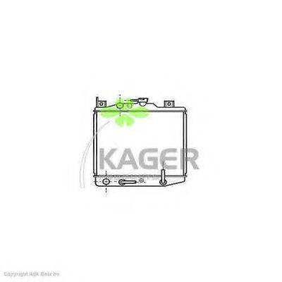 KAGER 311052 Радіатор, охолодження двигуна