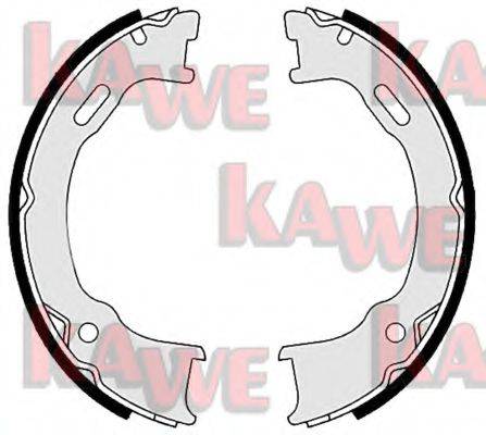 KAWE 09560 Комплект гальмівних колодок, стоянкова гальмівна система