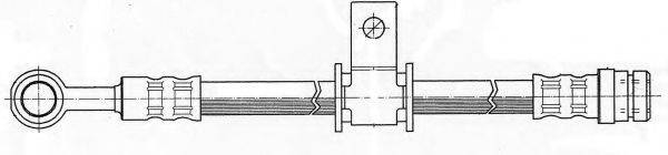 KAWE 510549 Гальмівний шланг