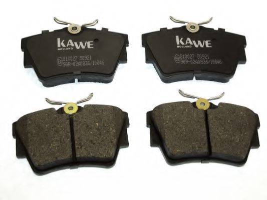 KAWE 810027 Комплект гальмівних колодок, дискове гальмо