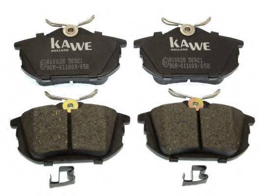 KAWE 810028 Комплект гальмівних колодок, дискове гальмо
