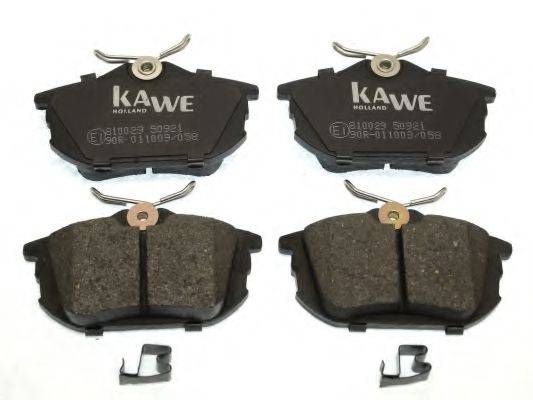KAWE 810029 Комплект гальмівних колодок, дискове гальмо