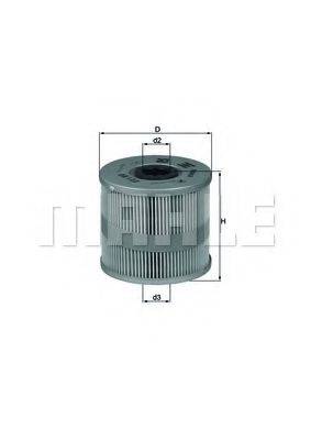 MAHLE ORIGINAL OX122D Масляний фільтр