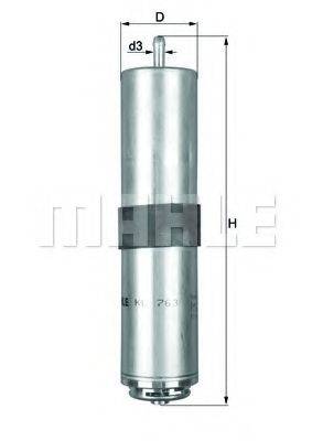 MAHLE ORIGINAL KL763D Паливний фільтр