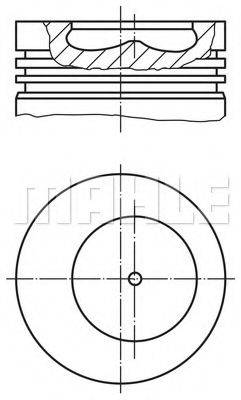 MAHLE ORIGINAL 009 07 00