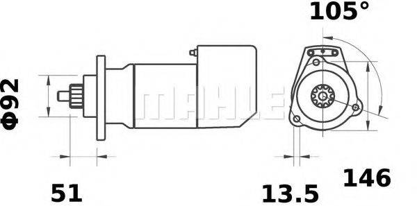 MAHLE ORIGINAL MS 547