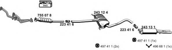 ERNST 010565 Система випуску ОГ