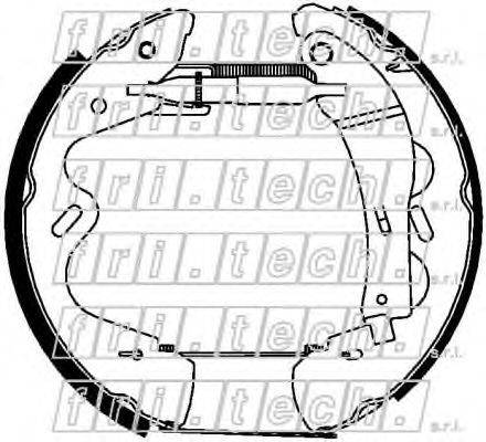FRI.TECH. 16306 Комплект гальмівних колодок