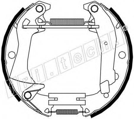 FRI.TECH. 16365 Комплект гальмівних колодок