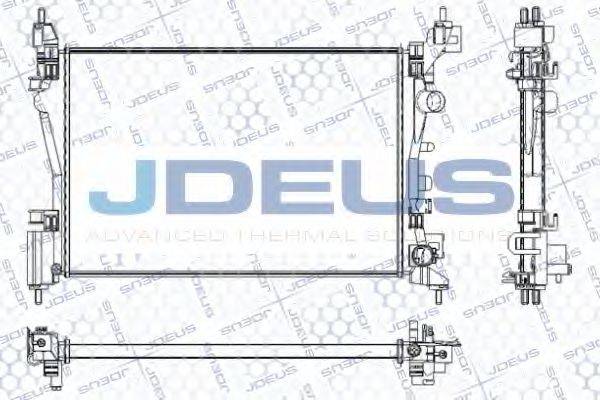 JDEUS RA0200950 Радіатор, охолодження двигуна