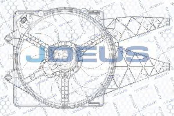 JDEUS EV882415 Вентилятор, охолодження двигуна