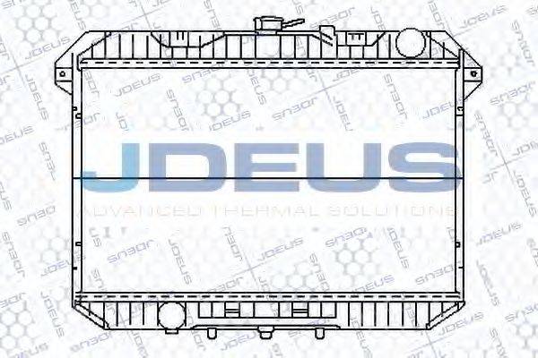 JDEUS 019B15 Радіатор, охолодження двигуна