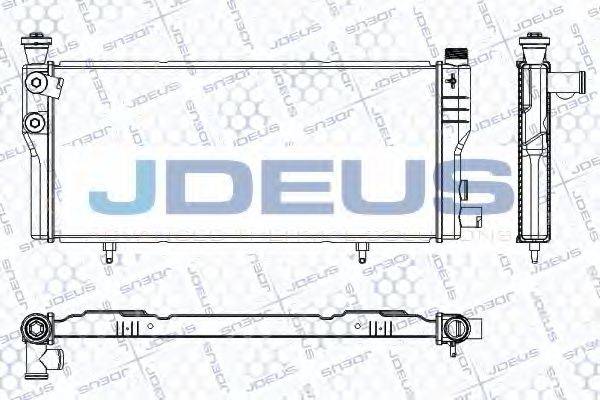 JDEUS RA0210211 Радіатор, охолодження двигуна