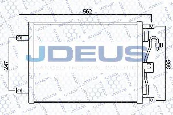 JDEUS 719M42 Конденсатор, кондиціонер