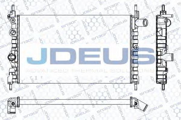 JDEUS RA0200411 Радіатор, охолодження двигуна