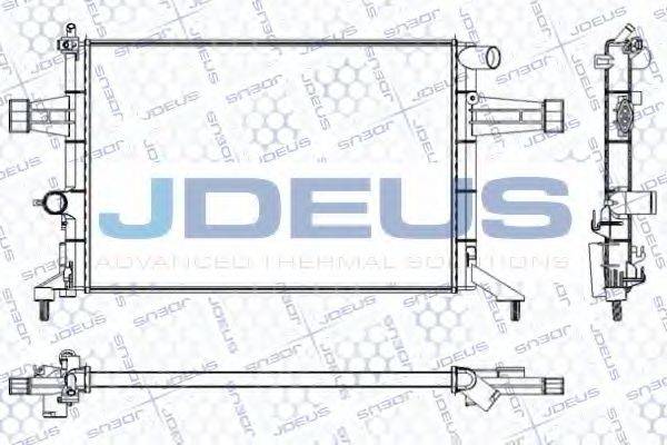 JDEUS RA0200760 Радіатор, охолодження двигуна