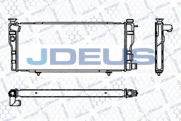 JDEUS RA0210210 Радіатор, охолодження двигуна