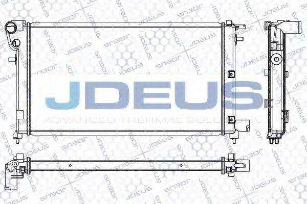 JDEUS RA0210261 Радіатор, охолодження двигуна