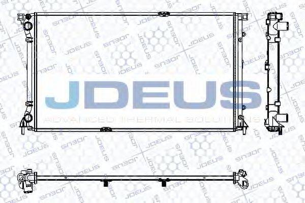 JDEUS RA0230790 Радіатор, охолодження двигуна