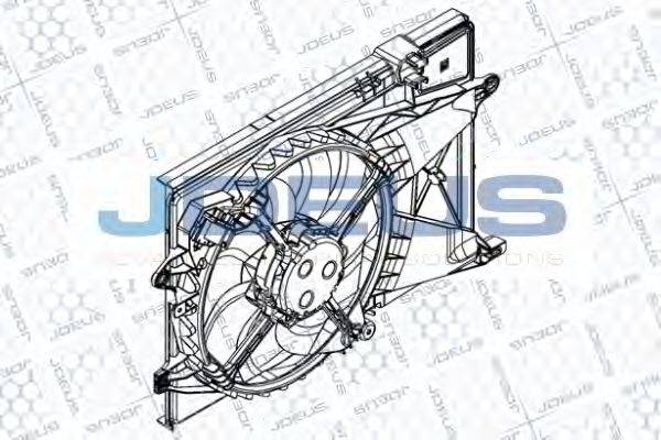 JDEUS EV8D2440 Вентилятор, охолодження двигуна