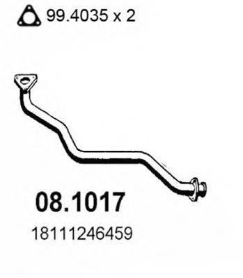 ASSO 081017 Труба вихлопного газу