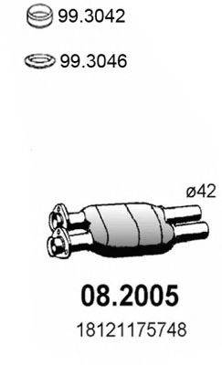 ASSO 082005 Передглушувач вихлопних газів