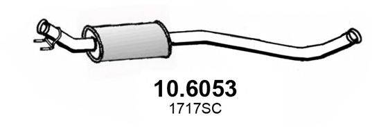 ASSO 106053 Середній глушник вихлопних газів