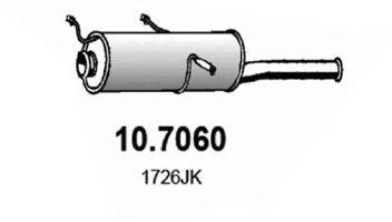 ASSO 107060 Глушник вихлопних газів кінцевий