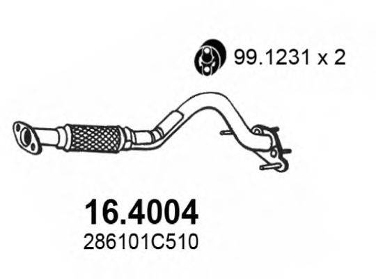 ASSO 164004 Труба вихлопного газу
