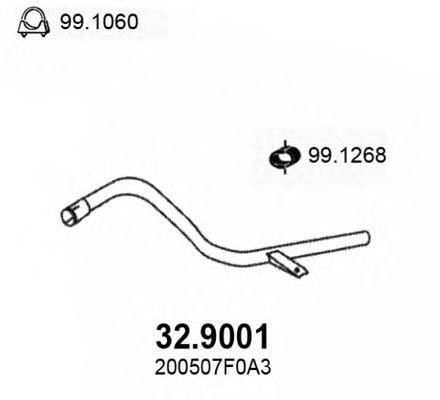 ASSO 329001 Труба вихлопного газу