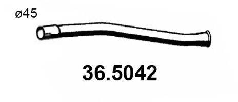 ASSO 365042 Труба вихлопного газу